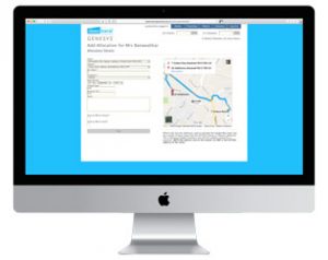 View of Cleanhome's bespoke Genesys online franchise management software